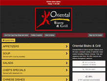 Tablet Screenshot of orientalbistrolawrence.com